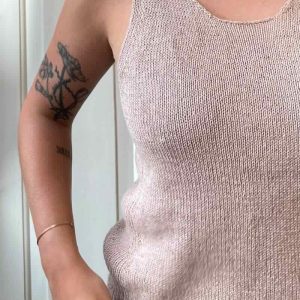 Ane Sommertop med rib af Ãnling, No 21 + No 13 kit